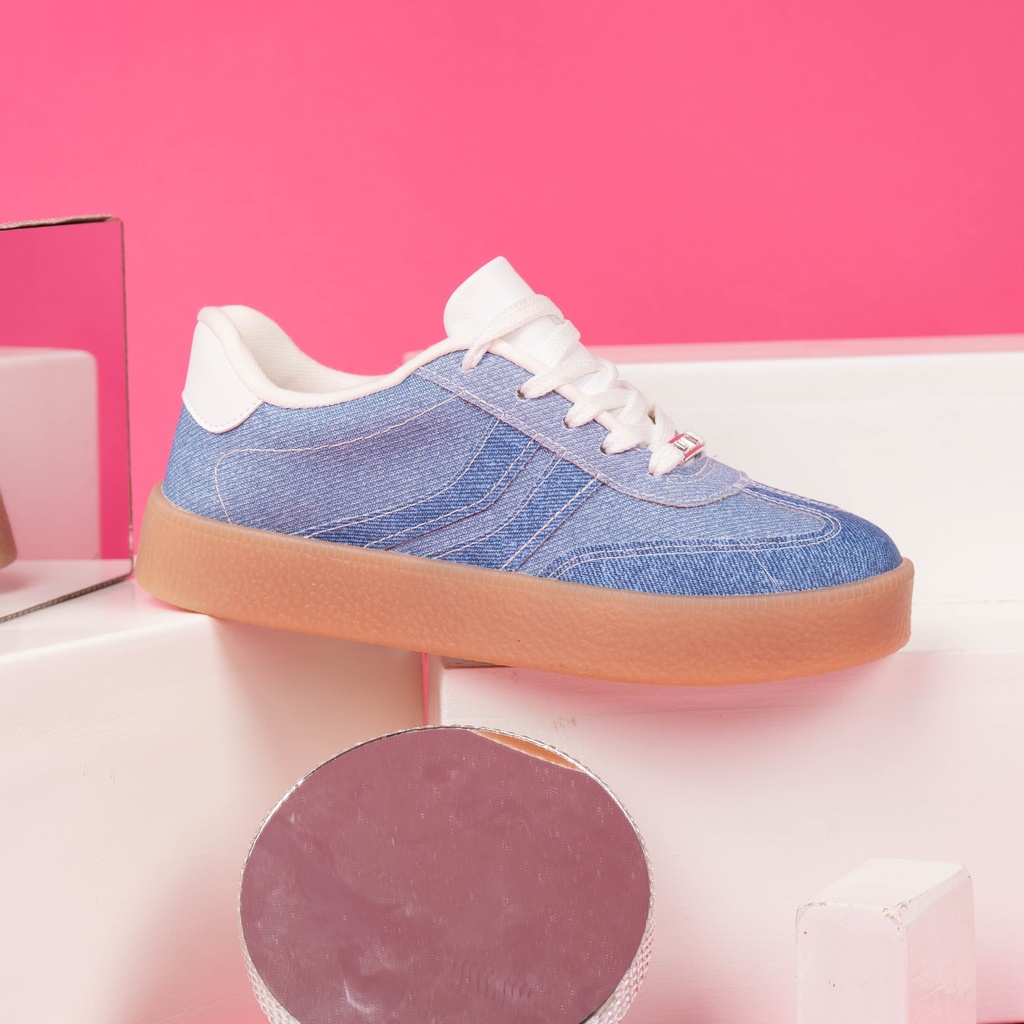 1444.100 VIZZANO TENIS CELESTE TECIDO