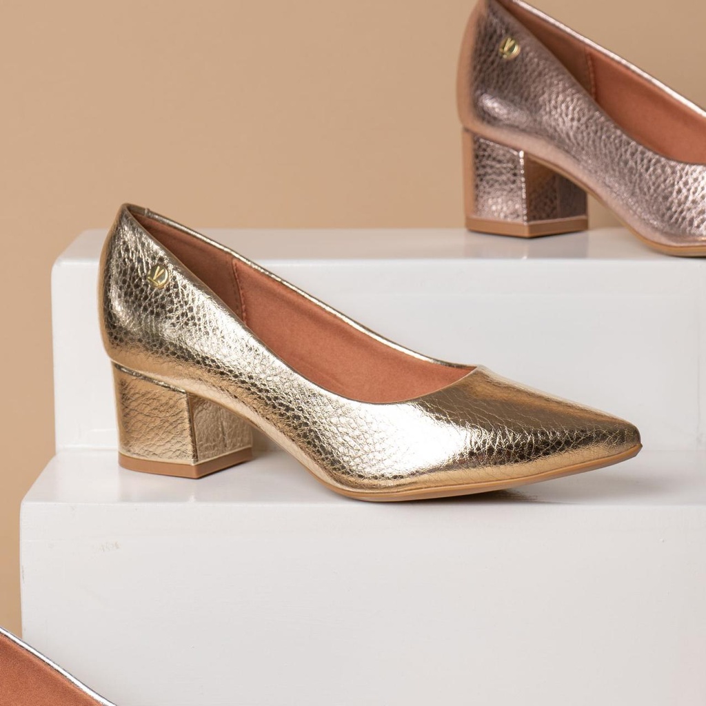 1220.315 VIZZANO ZAPATO DORADO METALIZADO 