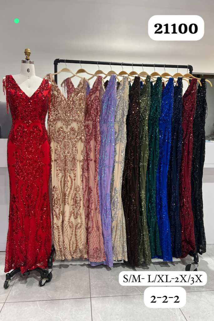 21100 SUBLIME VESTIDO GALA GOLD