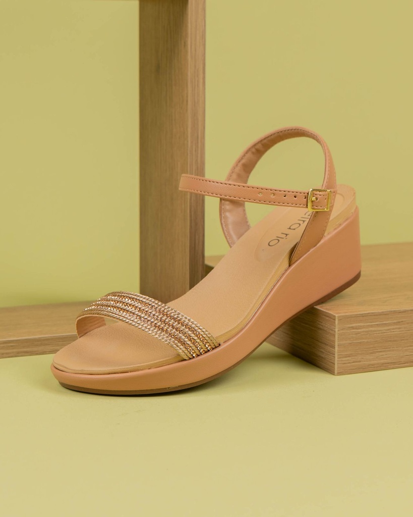 8381.321 BEIRA RIO SANDALIA NUDE NAPA