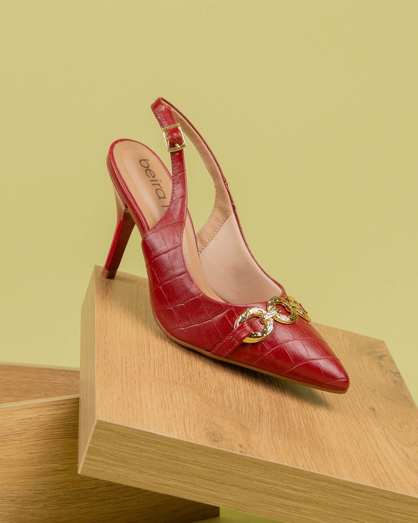 4122.1401 BEIRA RIO DESTALONADO ROJO CROCO