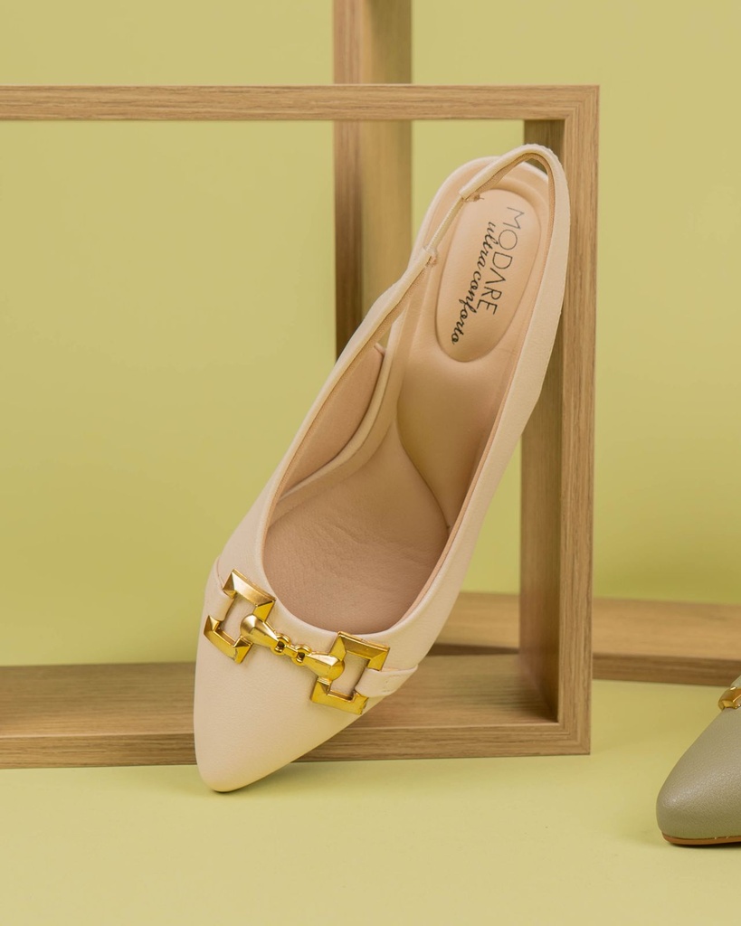 7340.135 MODARE ZAPATO CREMA NAPA