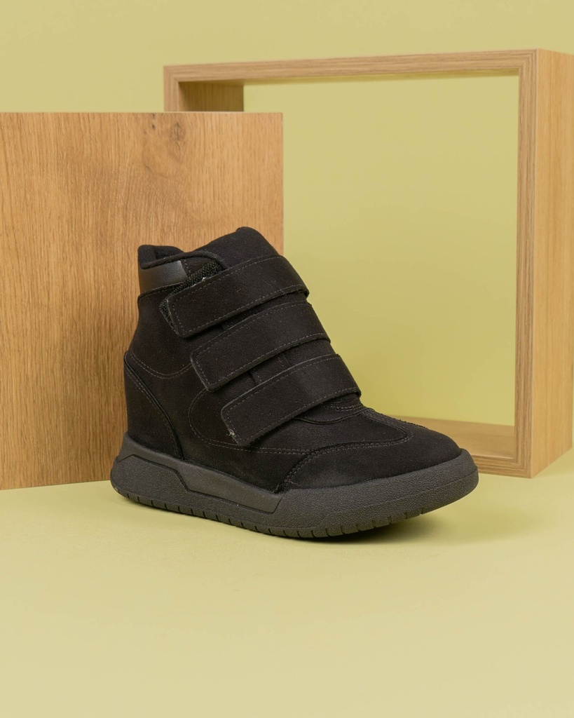 5834.100 MOLECA TENIS PLATAFORMA NEGRO CAMURCA