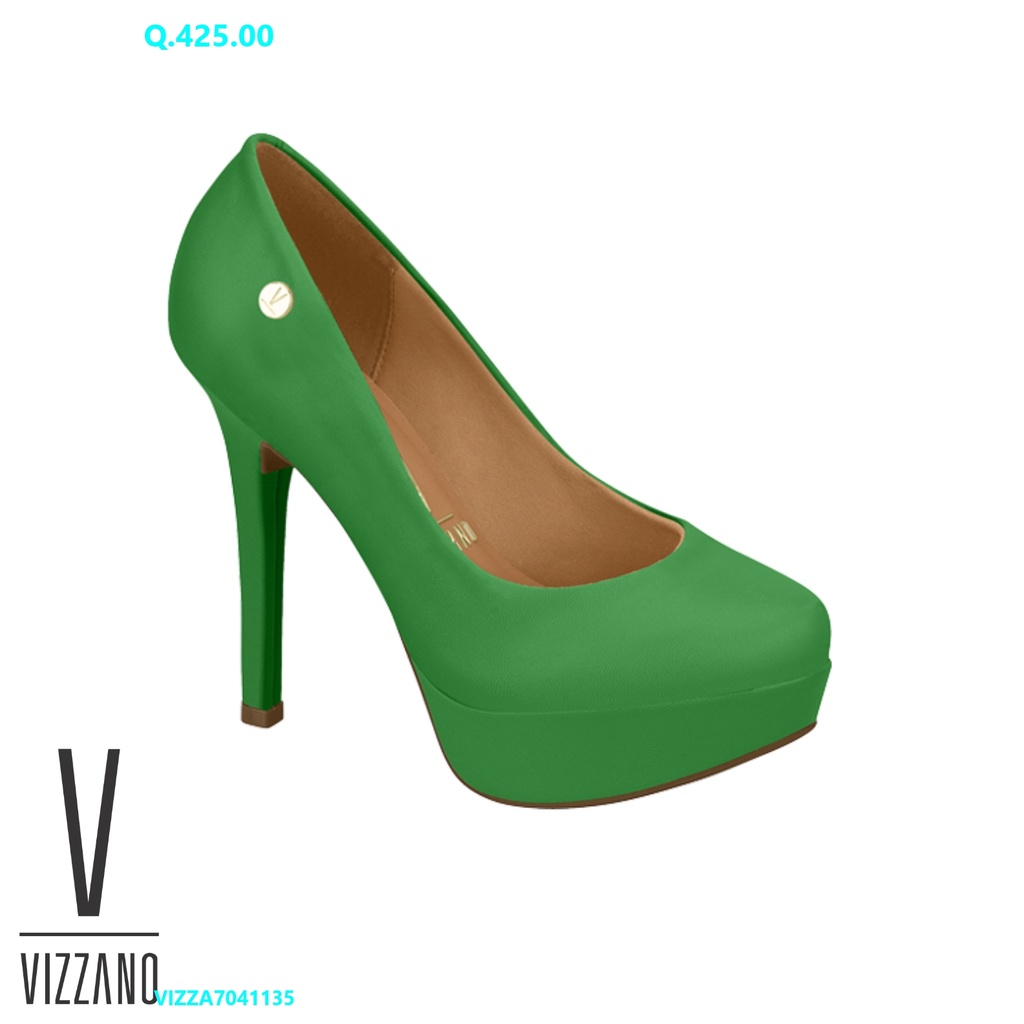 1830.501 VIZZANO PUMPS VERDE PELICA