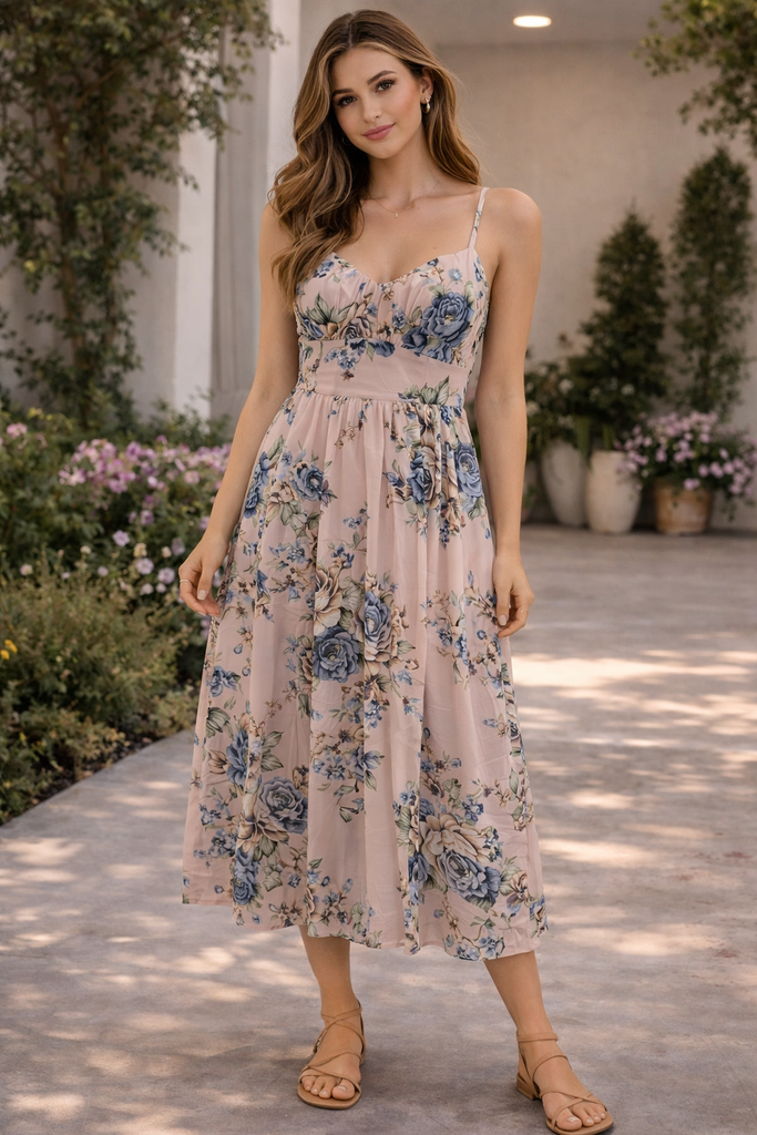 D4909S BLUSH Y DAY VESTIDO ROSADO