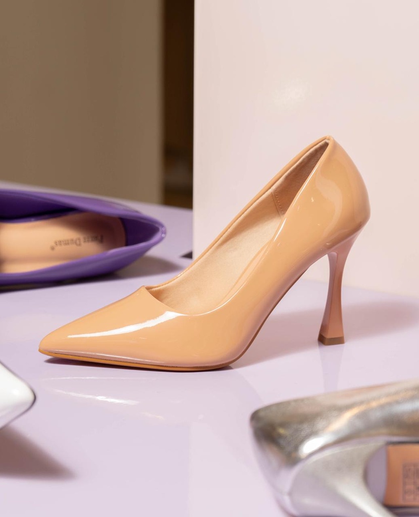 88792 PIERRE STILETTO CAMEL VERNIZ