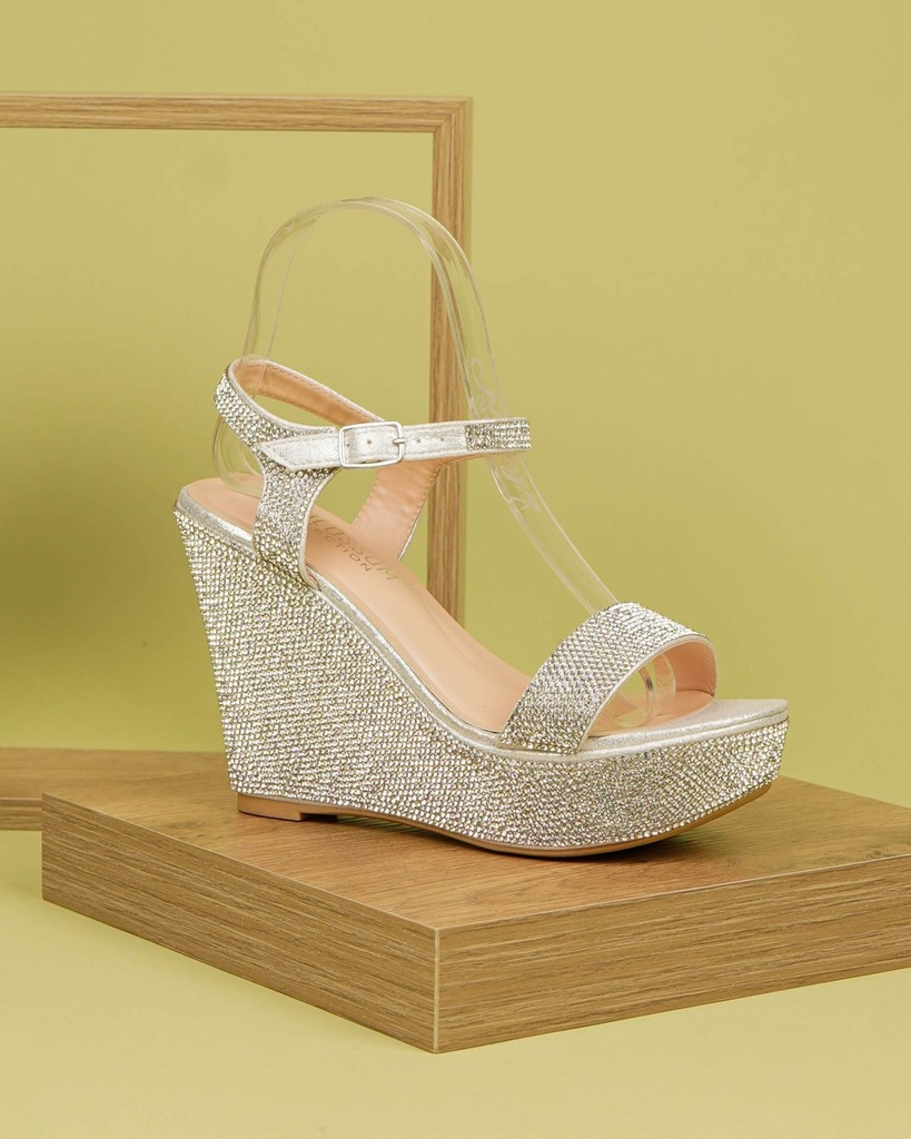 CHRISTY55 BLOSSOM SANDALIA PLATA ESCARCH.