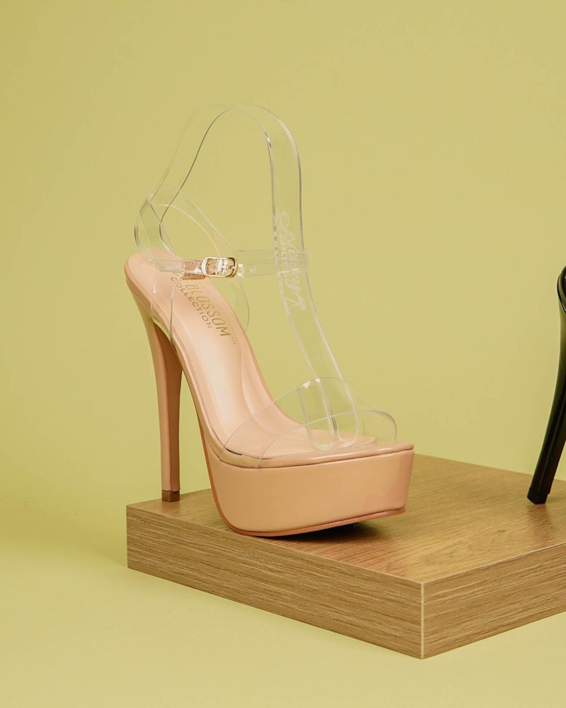 FLORA64 BLOSSOM SANDALIA NUDE VERNIZ