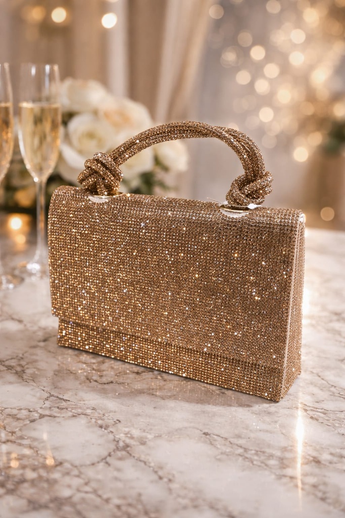 HBG104846 CARTERA GALA ORO ROSA