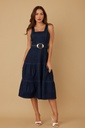 D24155 VLTE VESTIDO VAQUERO LONA AZUL
