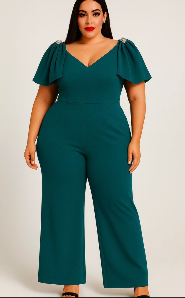 JJ5059-2 VERXY ENTERIZO VERDE ESMERALDA