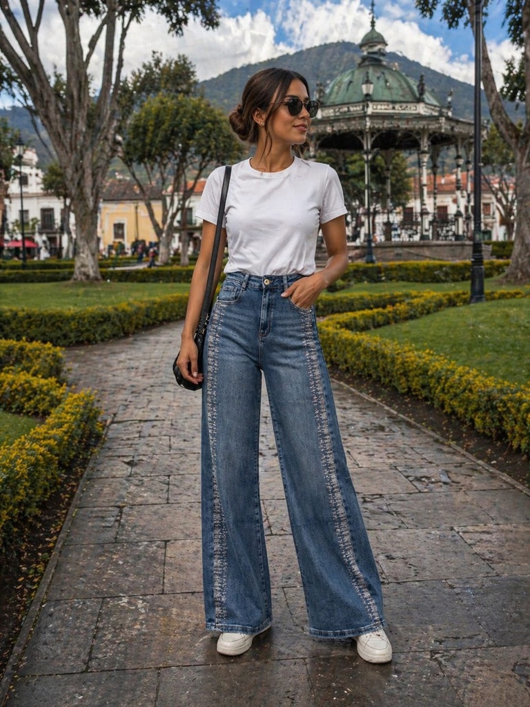 3720 NINA ROSSI PANTALON LONA AZUL