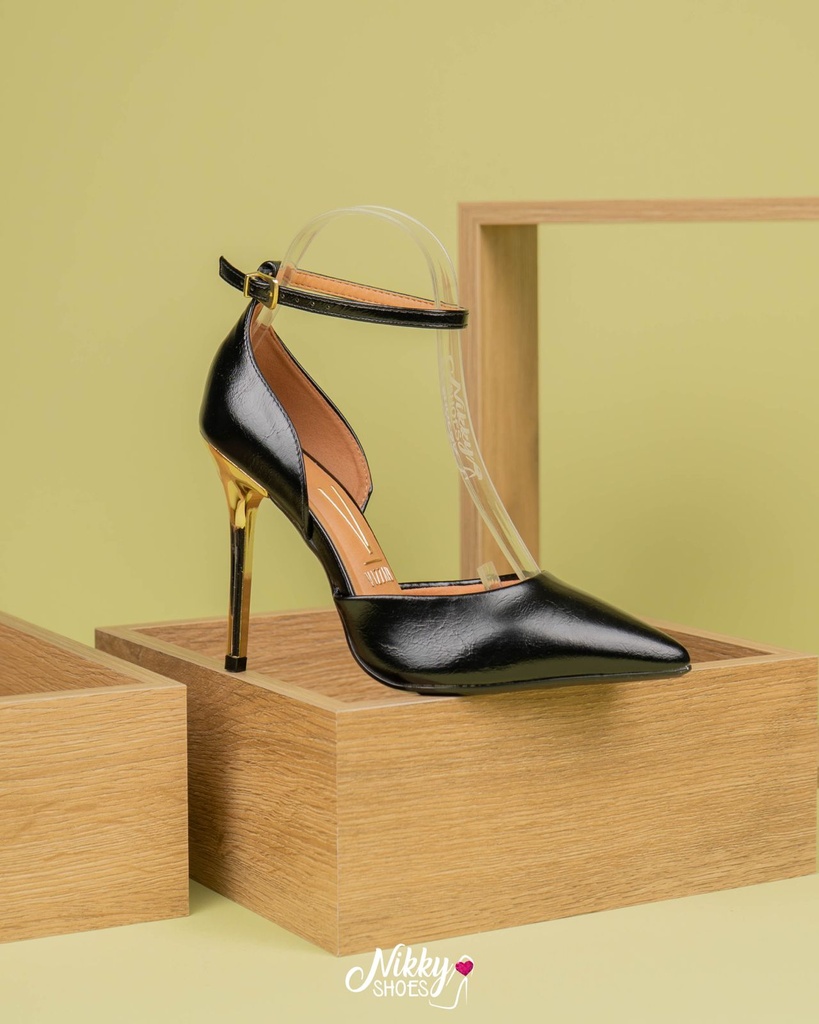1421.216 VIZZANO STILETTO NEGRO NAPA BOX