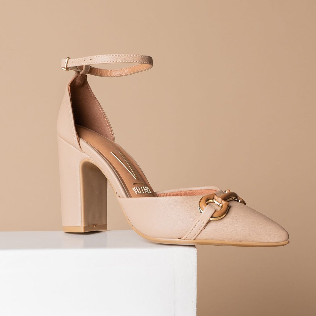 1285.446 VIZZANO ZAPATO  BEIGE  PELICA