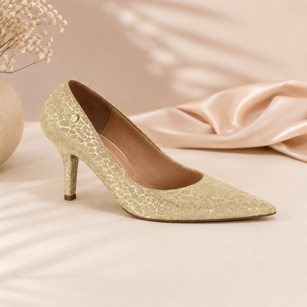 1184.1501 VIZZANO ZAPATO DORADO SHINE SNAKE