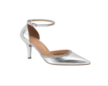 1184.1580 VIZZANO ZAPATO PLATEADO METALIZADO 