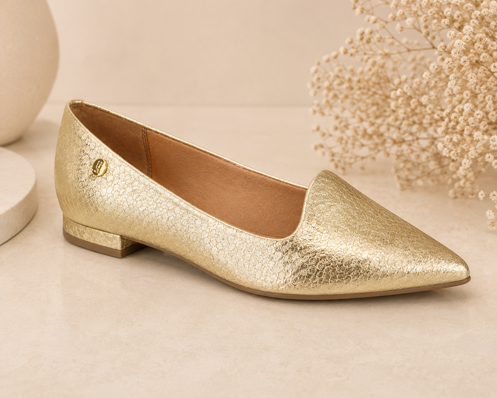 1206.761 VIZZANO FLAT DORADO METALIZADO FAVO 