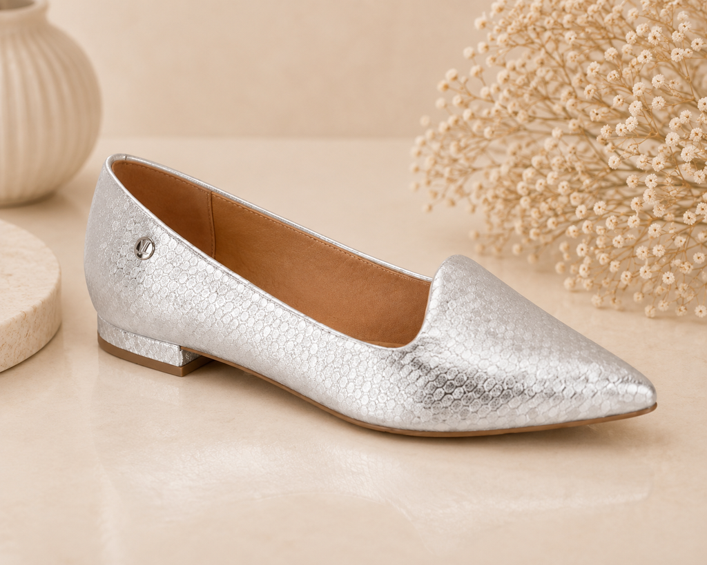 1206.761 VIZZANO FLAT PLATA METALIZADO FAVO 