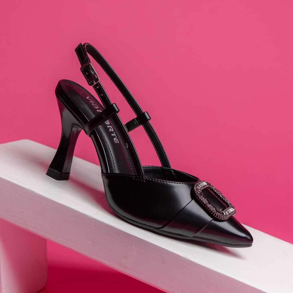 037003 VIAMARTE ZAPATO NEGRO NEW BOX
