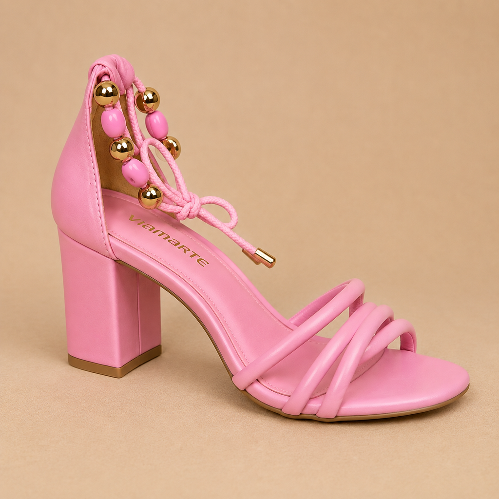 13909 VIAMARTE ZAPATO ROSA NAPA