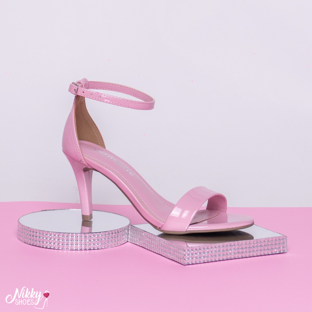 14301 VIAMARTE ZAPATO ROSA VERNIZ