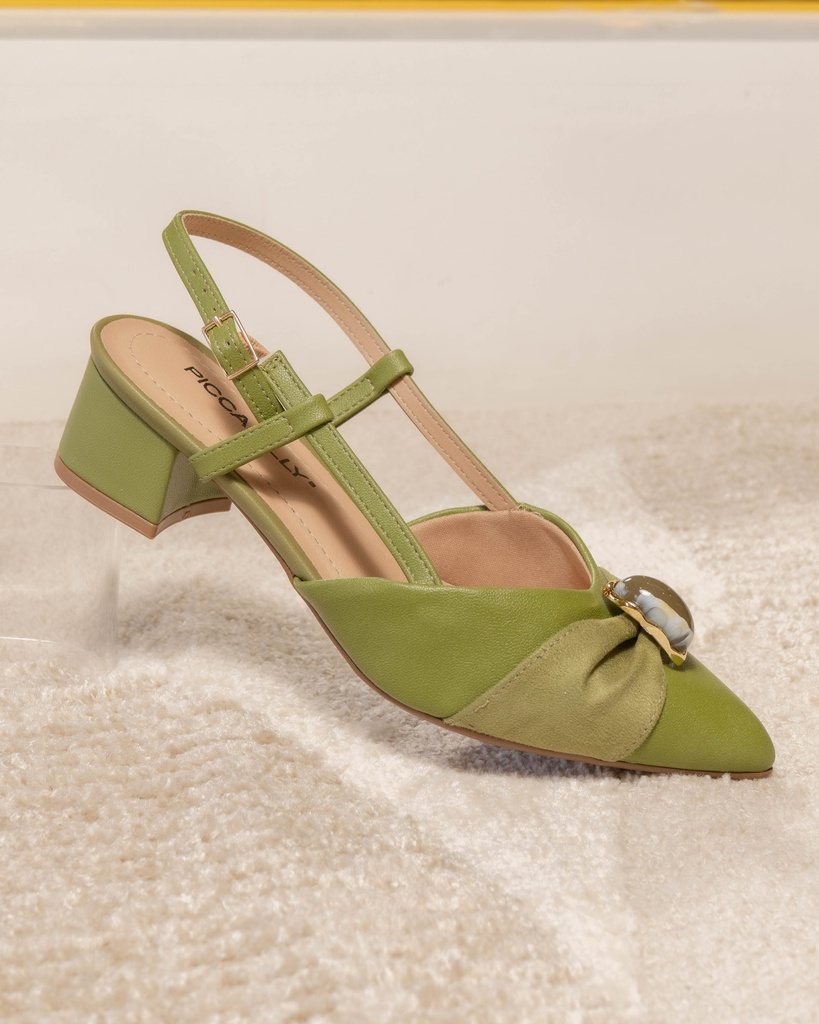 739151 PICCADILLY ZAPATO OLIVA NAPA GAMUZA