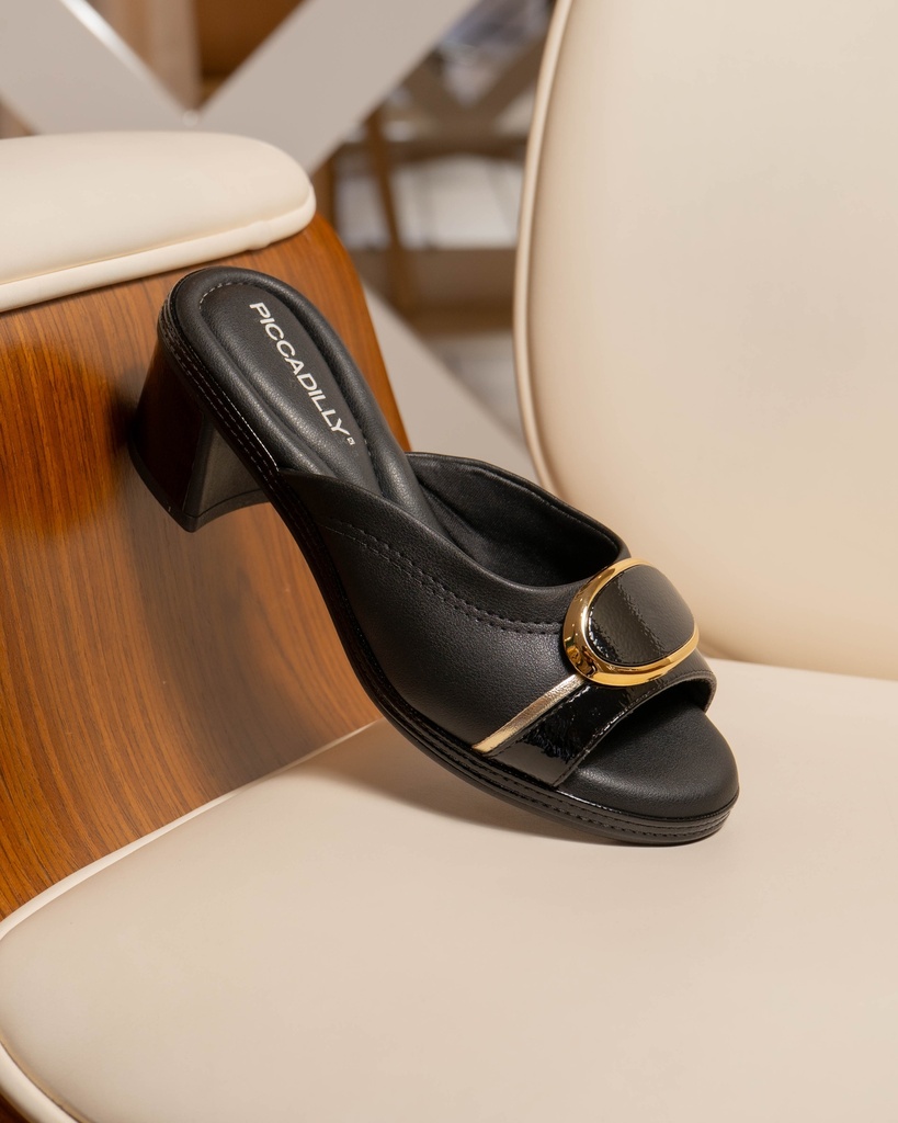 566088 PICCADILLY SANDALIA NEGRO NAPA 
