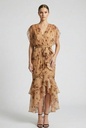 DM5038 MISSA VESTIDO FLOREADO CAMEL