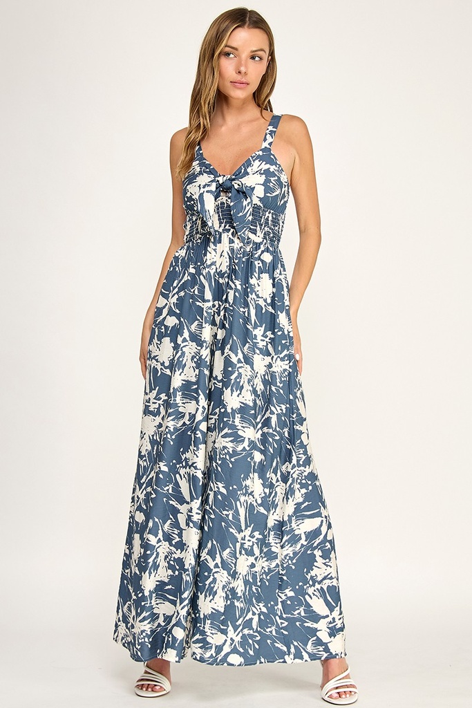 J5631-1 BLD ENTERIZO AZUL/CREMA