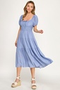 D5623 BLD VESTIDO MIDI CELESTE