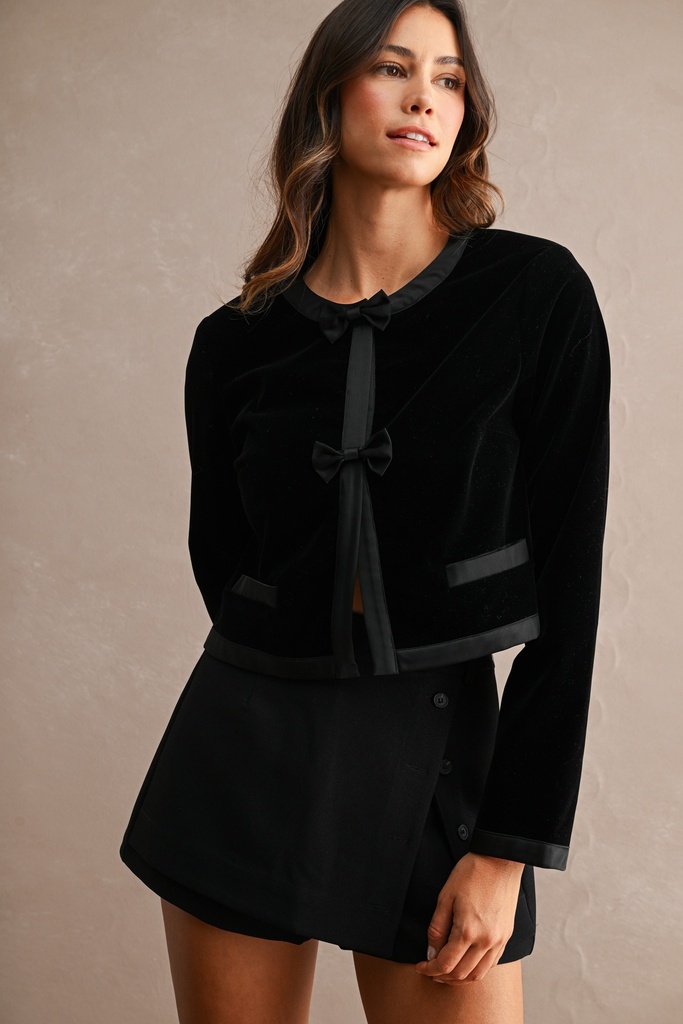 MJK6635 MBE CHAQUETA TERCIOPELO NEGRO