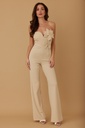 JP26271C VLTE ENTERIZO FLOR BEIGE