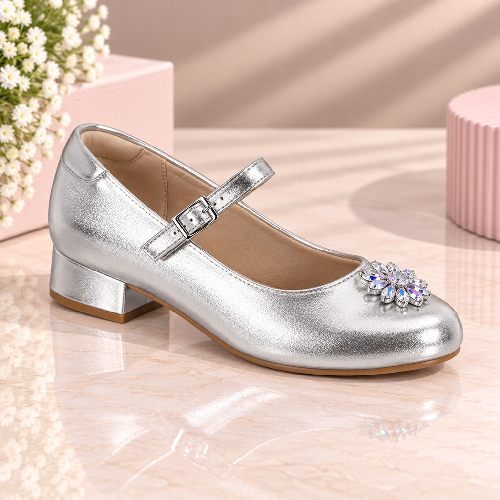 2528.127 MOLEKINHA BALERINA PLATA BRILHO