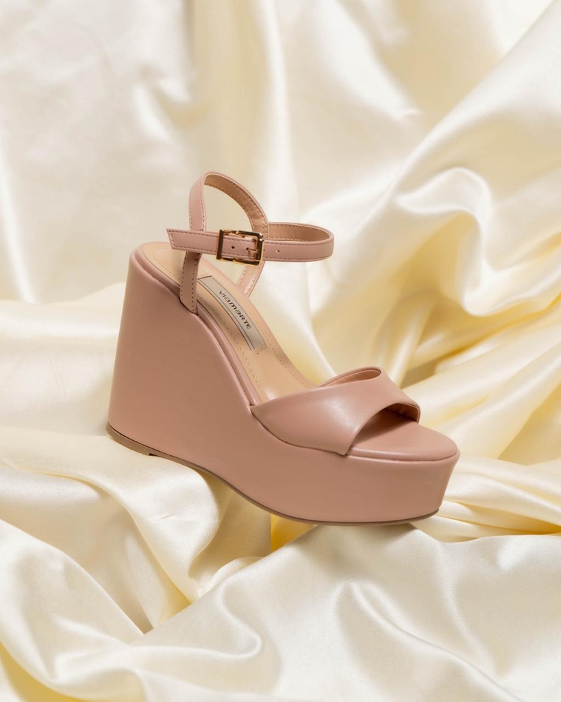 404006 VIAMARTE SANDALIA NUDE NAPA 