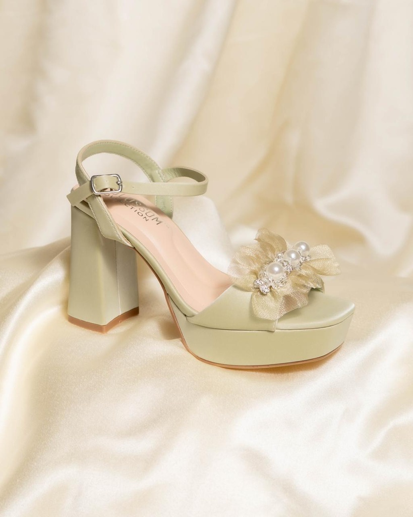 SOTTY-214X BLOSSOM SANDALIA VERDE