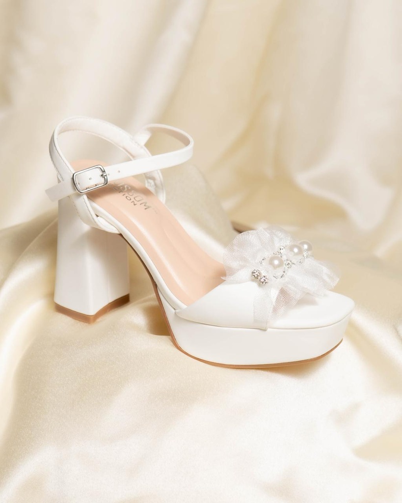 SOTTY-214X BLOSSOM SANDALIA BLANCO