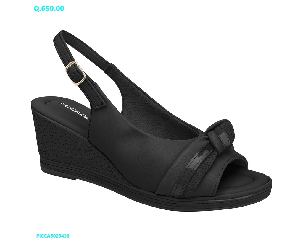 408230PICCADILLY SANDALIA NEGRO PETATE
