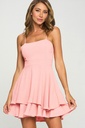 OD2775S LVSTY VESTIDO CORTO ROSA