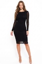 SD1657AP SYPN VESTIDO GALA NEGRO