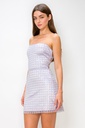 CD30345 LVSE VESTIDO CORTO LAVANDA