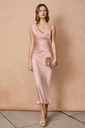 FD13259 DSFM VESTIDO MIDI SATIN ROSA