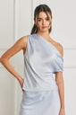 FT13147 DSFM TOP DE SATIN CELESTE