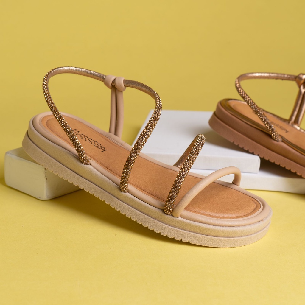 MI711 MISSISSIPI SANDALIA ORO ROSA METAL