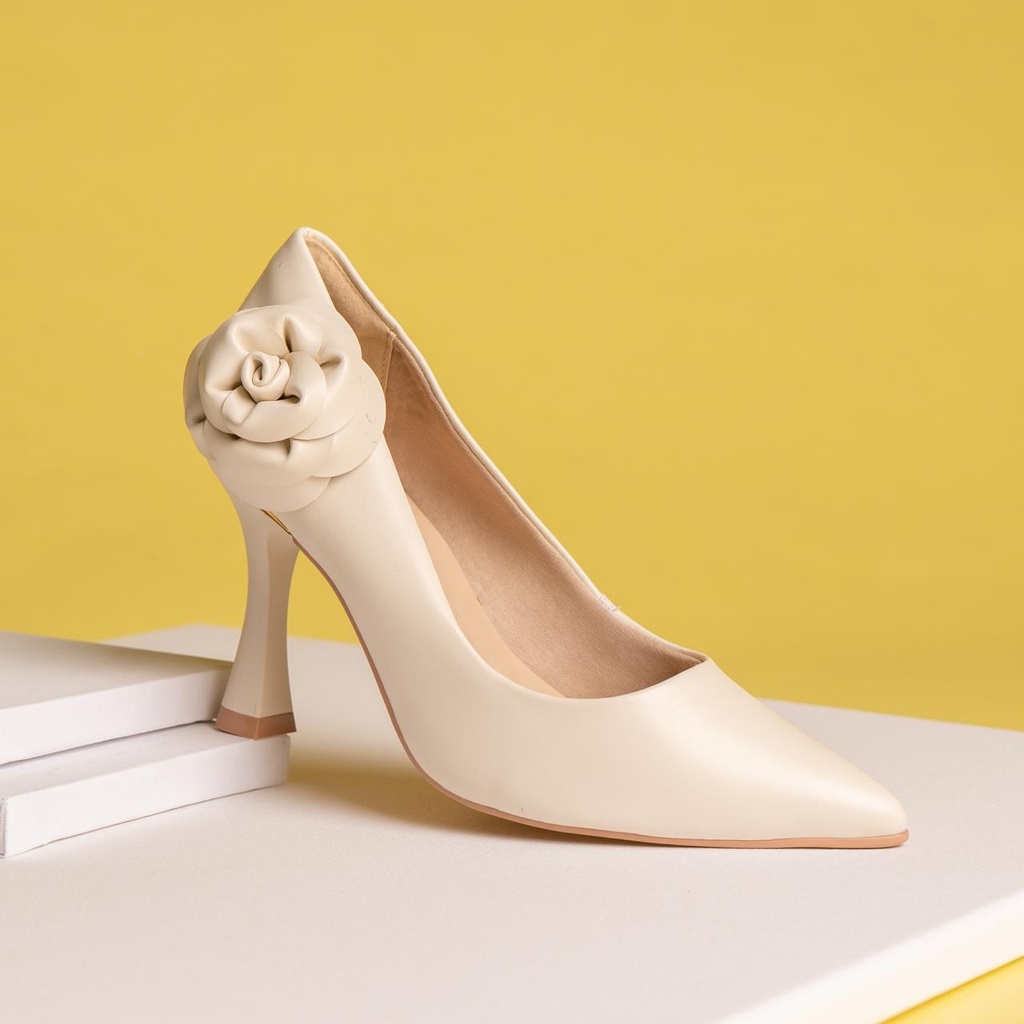 241820 RAMARIM  STILETTO BLANCO FLOR NAPA