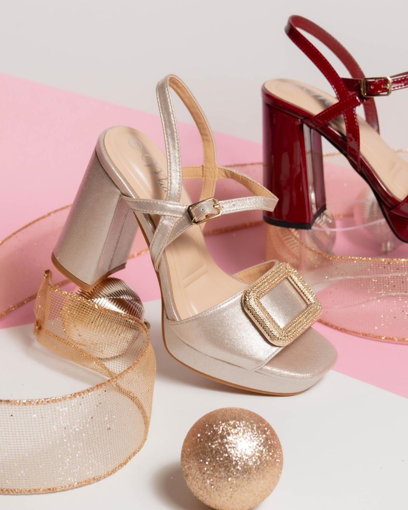 FINN-33W MADELYN SANDALIA CHAMPAGNE 