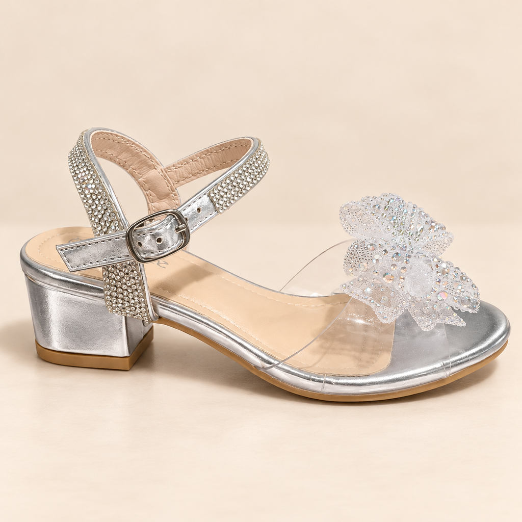 NATALIE-60K LINK SANDALIA PLATA METAL.