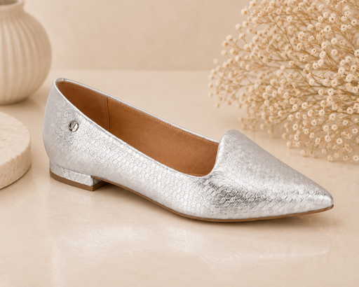 1206.761 VIZZANO FLAT PLATA METALIZADO FAVO 