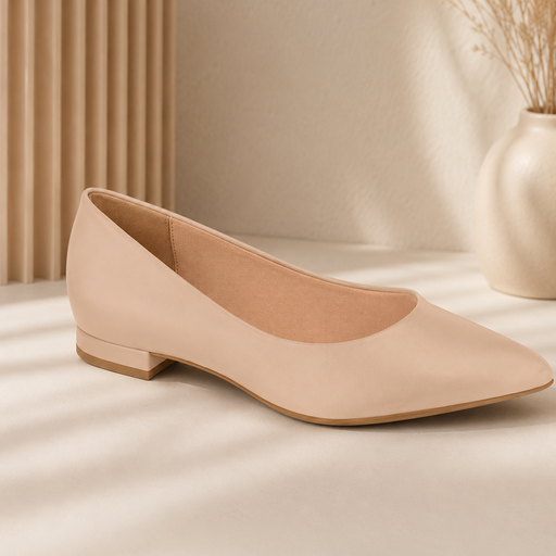 1206.200 VIZZANO FLAT DE PUNTA BEIGE PELICA 