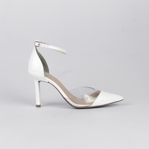 13308 VIAMARTE ZAPATO BLANCO VERNIZ 