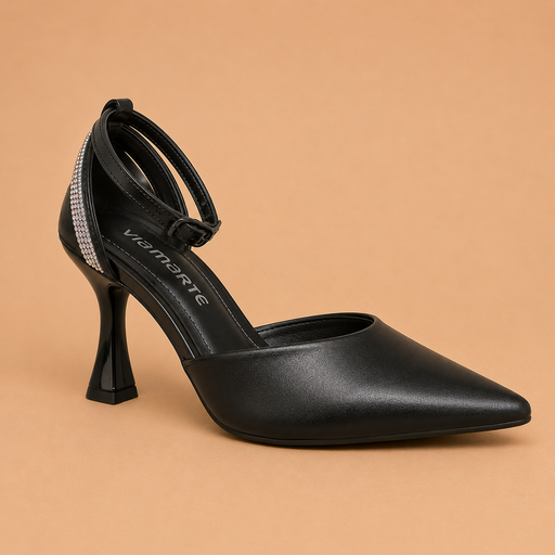 13504 VIAMARTE ZAPATO NEGRO NAPA